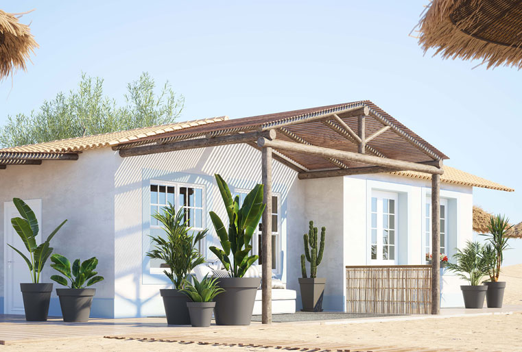 Maceta Capri en Albogarden