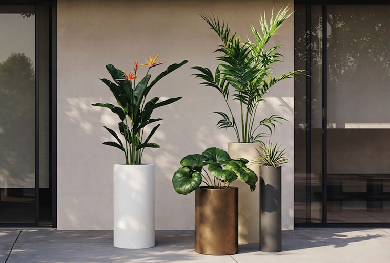 Cilindro alto de Vondom en Albogarden