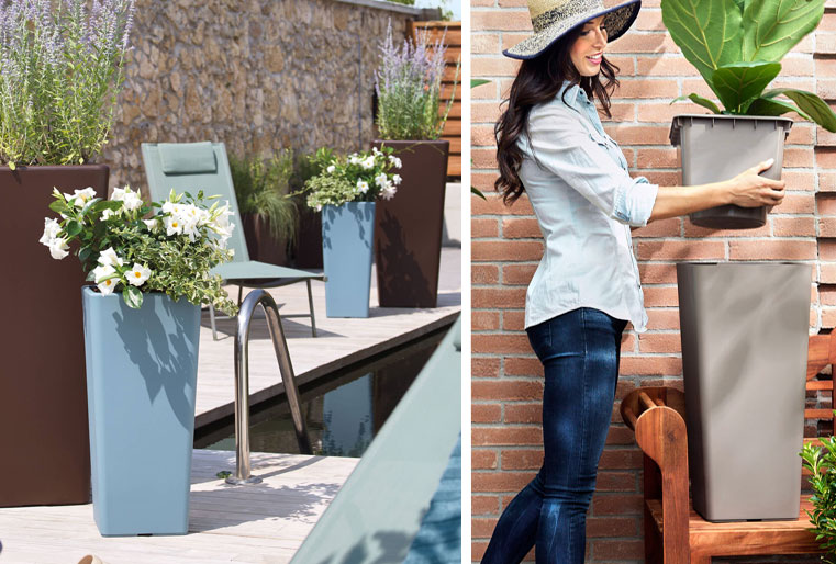 Maceta Clou cuadrada