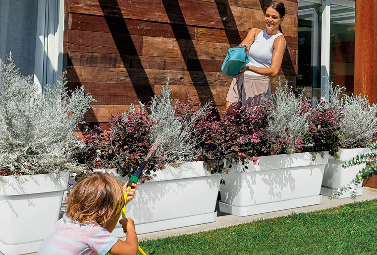 Jardinera Cleo blanco