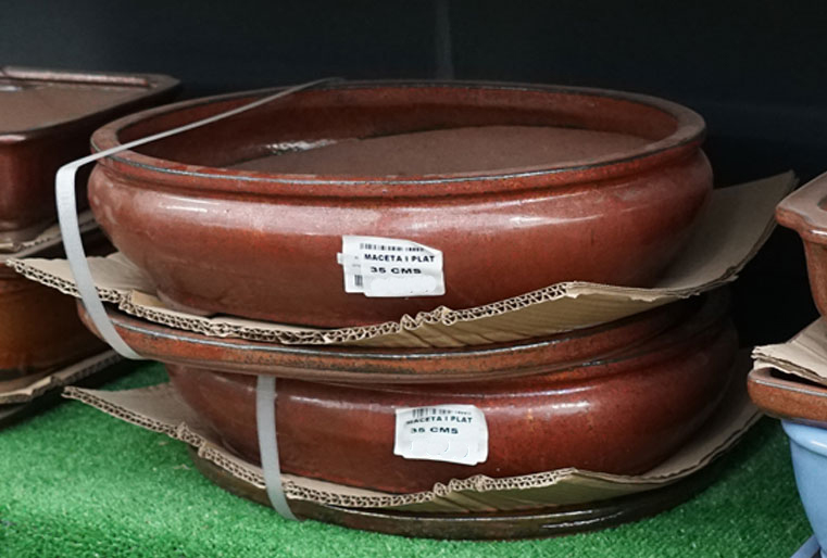 Macetas para bonsai en Albogarden