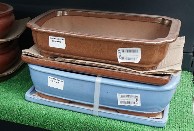 Macetas para bonsai en Albogarden