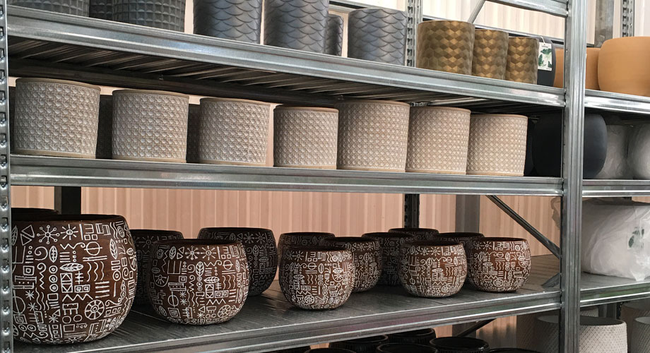 Macetas de cerámica en Albogarden