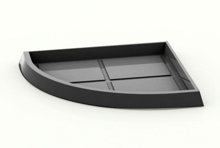 Plato angular de Vondom en Albogarden