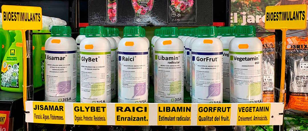 Productos bioestimulantes agrícolas en Valencia